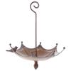 Decorative Umbrella Shape Bird Bath Tray for Garden Yard Balcony Birdwatching Bath Tray for Bird Lovers