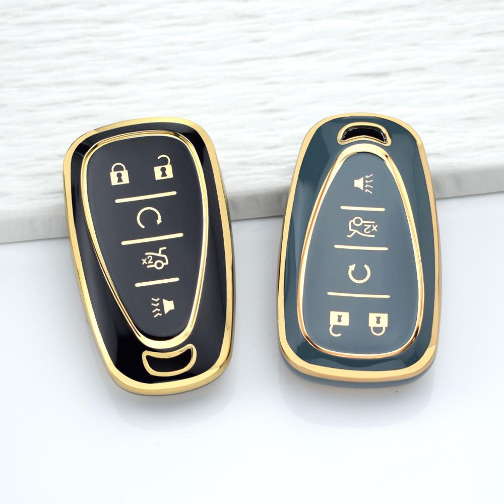 Anti-scratch Car Key Fob Cover for Chevrolet Chevy Camaro Cruze Malibu Equinox Onix Spark Sonic Volt Full Protection Key Case