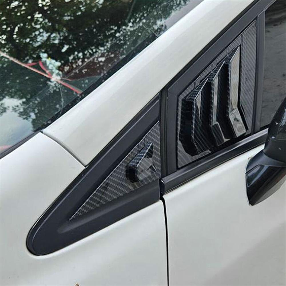 1Pair Car Front Window Scoop Louver Cover For Honda Civic Sedan G9 9th 2012-2015
