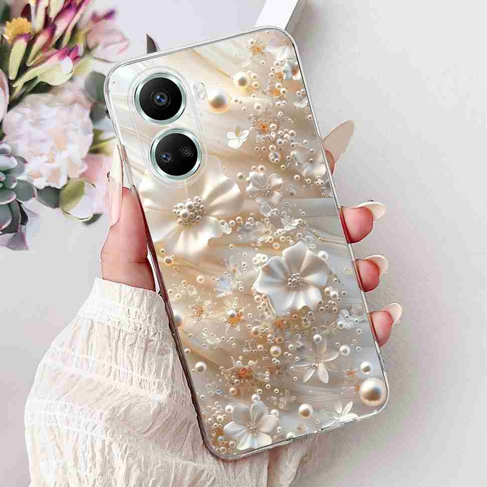 For Huawei nova 10 SE 4G Case BNE-LX1 Luxury Flower Soft Silicone TPU Cover For Huawei Nova 10SE 6.67" Butterfly Phone Casing
