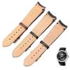 Curved End Men's Watchband for Citizen BL9002-37 05A BT0001-12E 01A  Watchstrap Genuine Leather with Butterfly Buckle 20 21 22mm