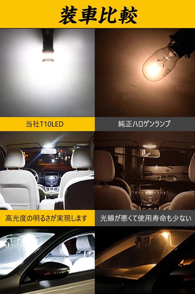 T10 LED Position Lamp, T10 LED, Burst Light, White, High Brightness, 12-gang 4014 SMD