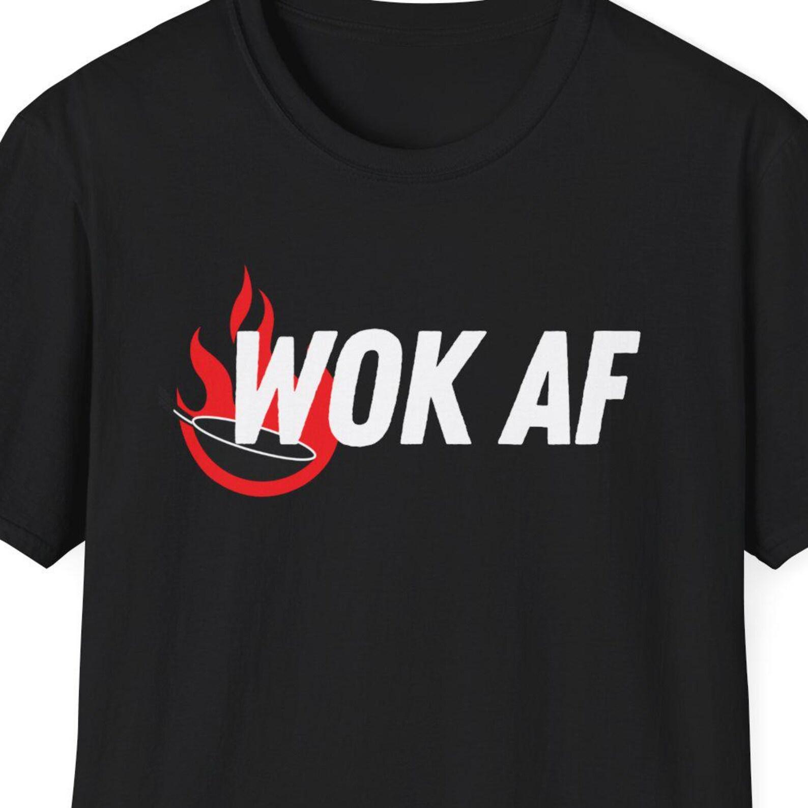 Wok AF Shirt, Funny Chef Shirt, Cook Shirt, Gift for Asian, Asian Shirt, Gift for Chinese Friend, Line Cook, Express Chinese Food, Kitchen 2XL