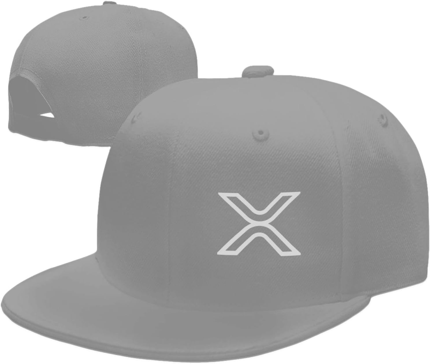 

Xrp Ripple Hat Black Flat Brim Trucker Hats Adjustable Trendy Baseball Cap Adjustable