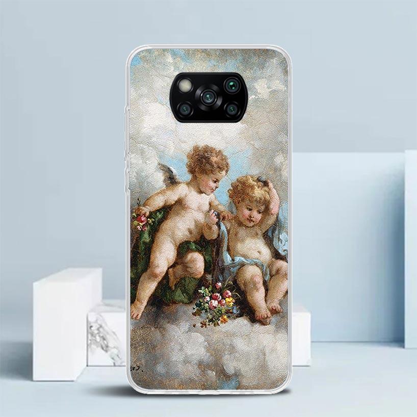 Paint Art Renaissance Phone Case For Xiaomi Poco F7 Ultra X5 X6 X7 Pro M7 Redmi 15C 15 13C 13 12C 12 10C 10 10A 9 9C 9A 9T Cover