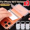 For iPhone 18 17 Pro Max Air 18Pro 18PM 17pm HD Side Frame Back Full Coverage Protective Film For iPhone18 Border Hydrogel Film 2