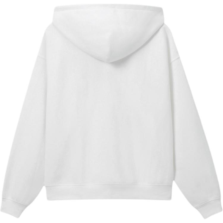 Levis Hooded Zip-Up Long Sleeve Sweatshirt Women Sweatshirt White A9416-0000