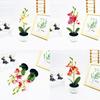 Simulated Phalaenopsis Potted Artificial Artificial Flower For Indoor Outdoor Decoration And Photography Use