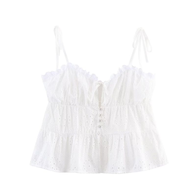 Araltay Autumn New Women's Clothing Fashion Style Fashion All-Matching Casual Cut Out Embroider Tops 8115953