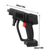 88V 3000W Cordless Car Washer Water Gun High Pressure Car Wash Water Gun Portable High Pressure Washer Foam With 2Pcs Battery
