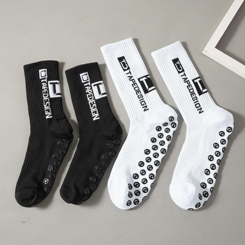 Sports Socks Men's Mid-calf Socks Silicone Non-slip Dot Socks Basketball Yoga Socks