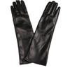 1 Pair Solid Color PU Leather Gloves Extra Long Stage Performance Gloves Driving Gloves  for Women