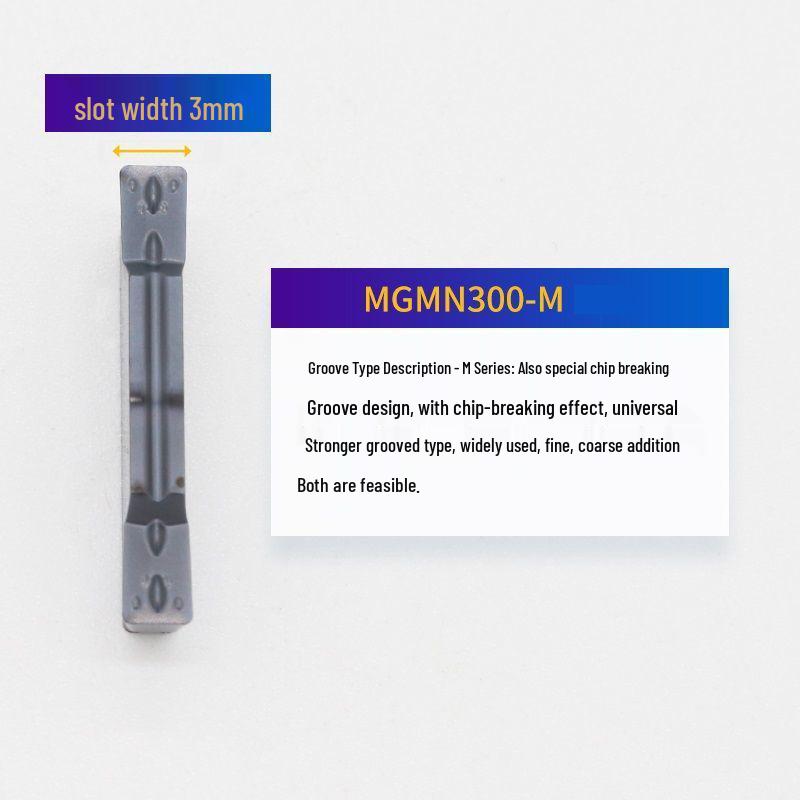 CNC Lathe Grooving Inserts MGMN300-M End Face Cutting Tools
