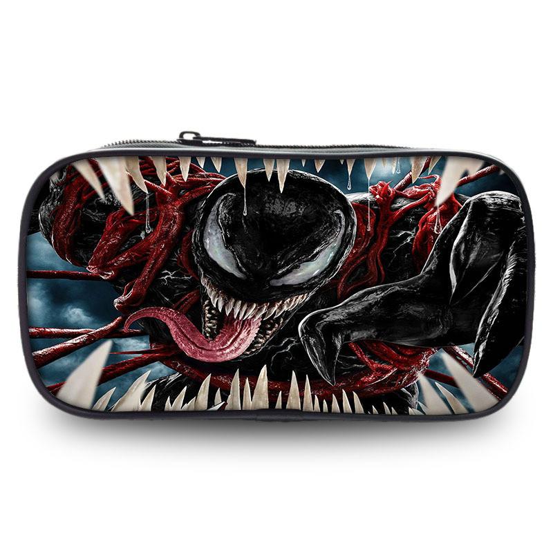 Venom The Last Dance Large Capacity Oxford Material Pencil Pouch Perfect For School And Everyday Use