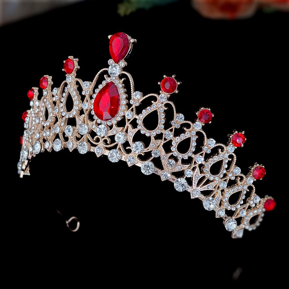 Princess Crown Tiara Children's High End Crystal Headband Girls Headband Little Girl Birthday Crown Baby Hair Accessories