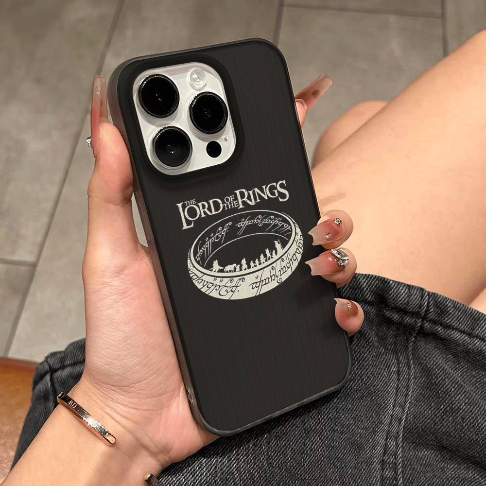 The Lord Of The R-Rings Phone Case For IPhone 17 16 15 14 Plus 13 12 11 Pro Max Pro Wave Corrugated Cover