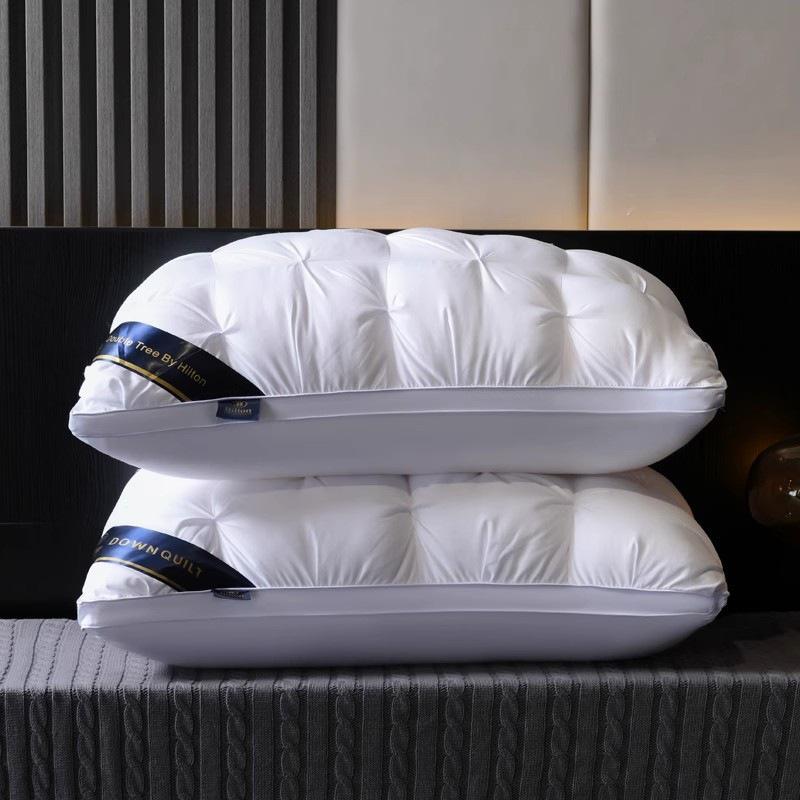 Five-Star Hotel Style Washable Feather Velvet Neck Support Pillow