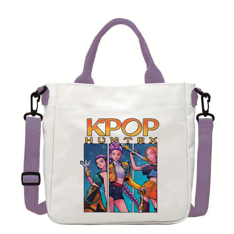 Witch Hunters Fashion Shoulder Bag Versatile Commuter Handbag Women's Large Capacity Canvas Handbag