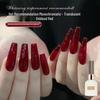 Winter Trend: Ox Blood Red Nail Gel - Translucent Red Plasma for 2025