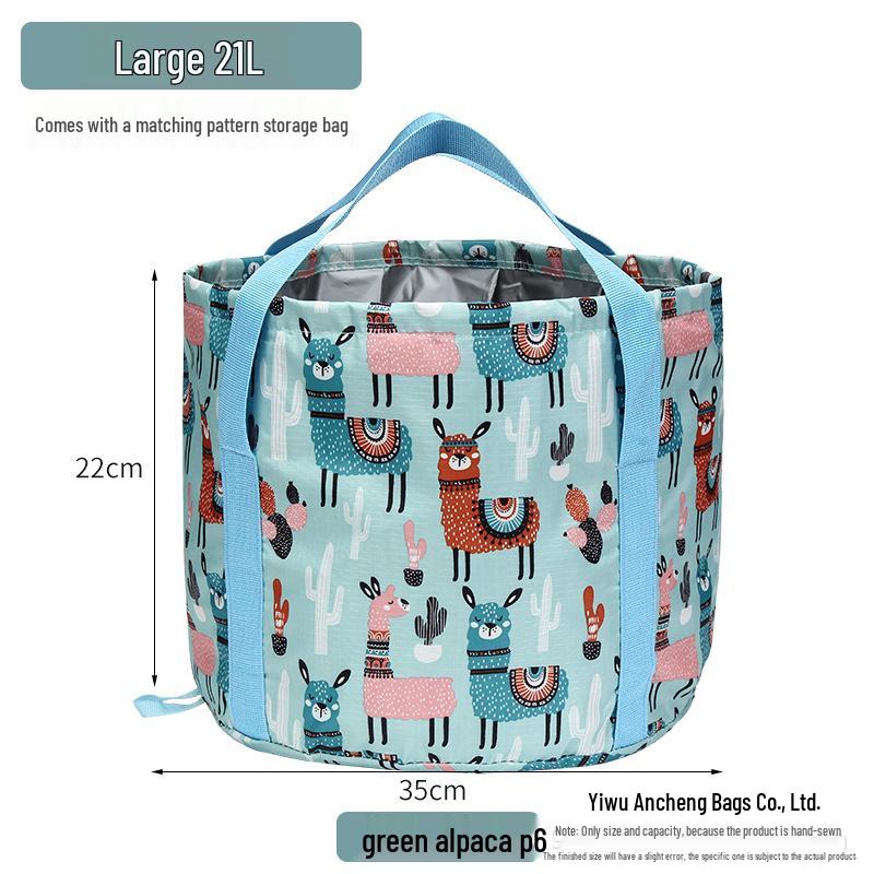 Portable Foldable Foot Bath with Insulated, Multifunctional Foot Soak Bag for Travel and Dormitory Use