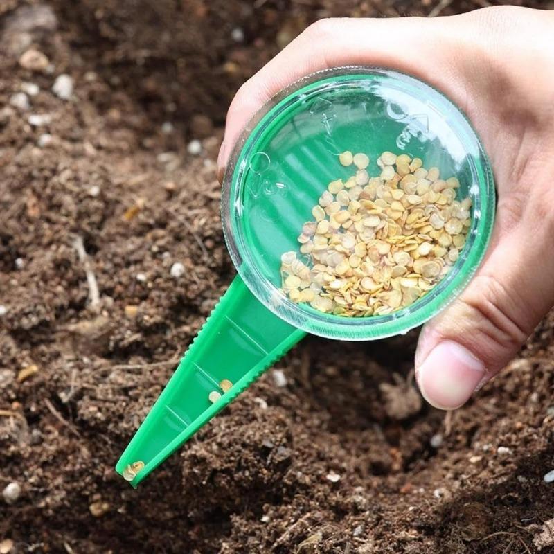 5/1PCS Mini Seed Spreader Plant Seeder Sower Handheld Seed Planter Tools Portable Mini Garden Hand Planter Seeding Accessories