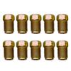 10Pcs M10x1.0 Brake Line Fittings Set For 3/16" Tube Inverted Flares Metric End Union Nuts Male Short Brake Pipe Screw Bolts