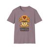Unisex Softstyle T-Shirt Mens Womens Tees Top Coffee Humor Espresso Yourself Heart Steam Tee