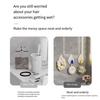 4Pcs Self Adhesive Wall Hooks Towel Coat Hangers Strong Load-bearing Simple Installation Bathroom Shower Storage Hooks