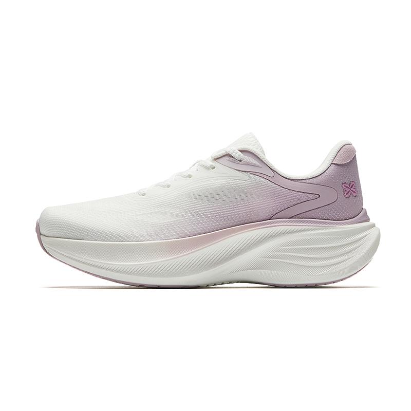 Anta Leaf Gradient Comfortable Versatile Cushioning Daily Running Training Shoes Women sneaker Paper-White Healing-Pink 122625536-7 36