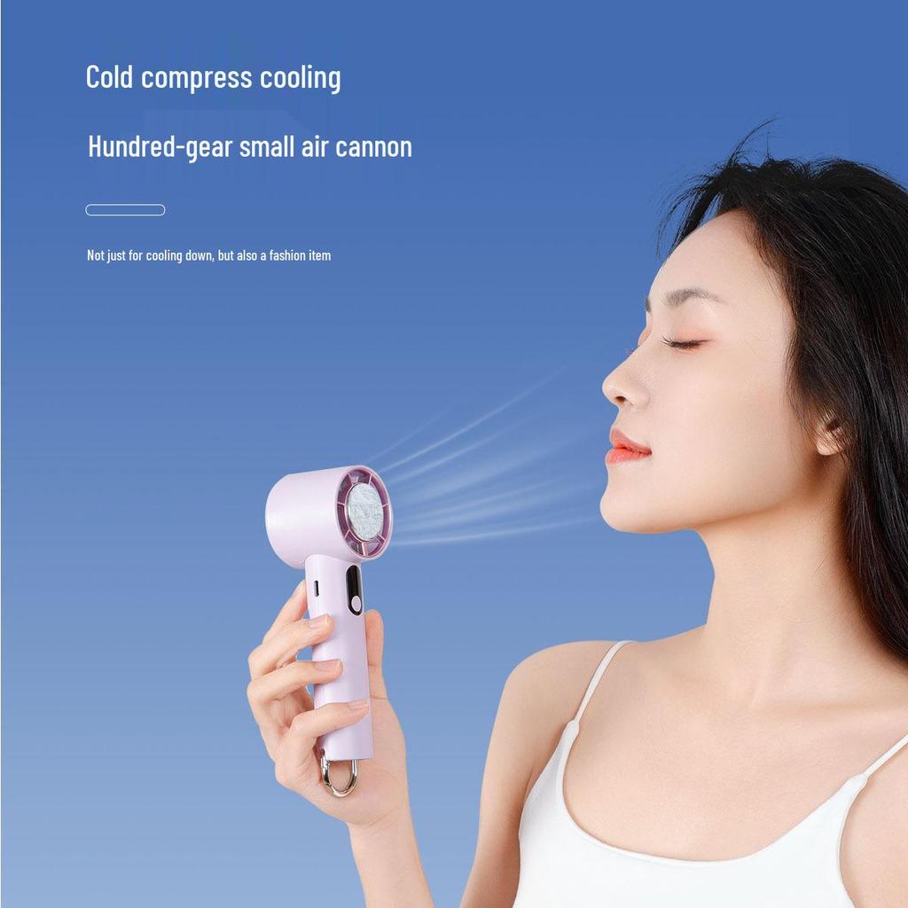 Compact Handheld Mini Fan & Portable Personal Air Conditioner with Semiconductor Cooling