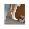 Soleist brown light Heels for women luxury Spring High Heels Shoes Stiletto Pointed Toe Pumps Leather Ladies Prom Party Shoes Women
