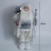 45CM Christmas Santa Claus Plush Dolls Toys Home Decoration Ornaments Christmas Decorations Handmade New Year Decor