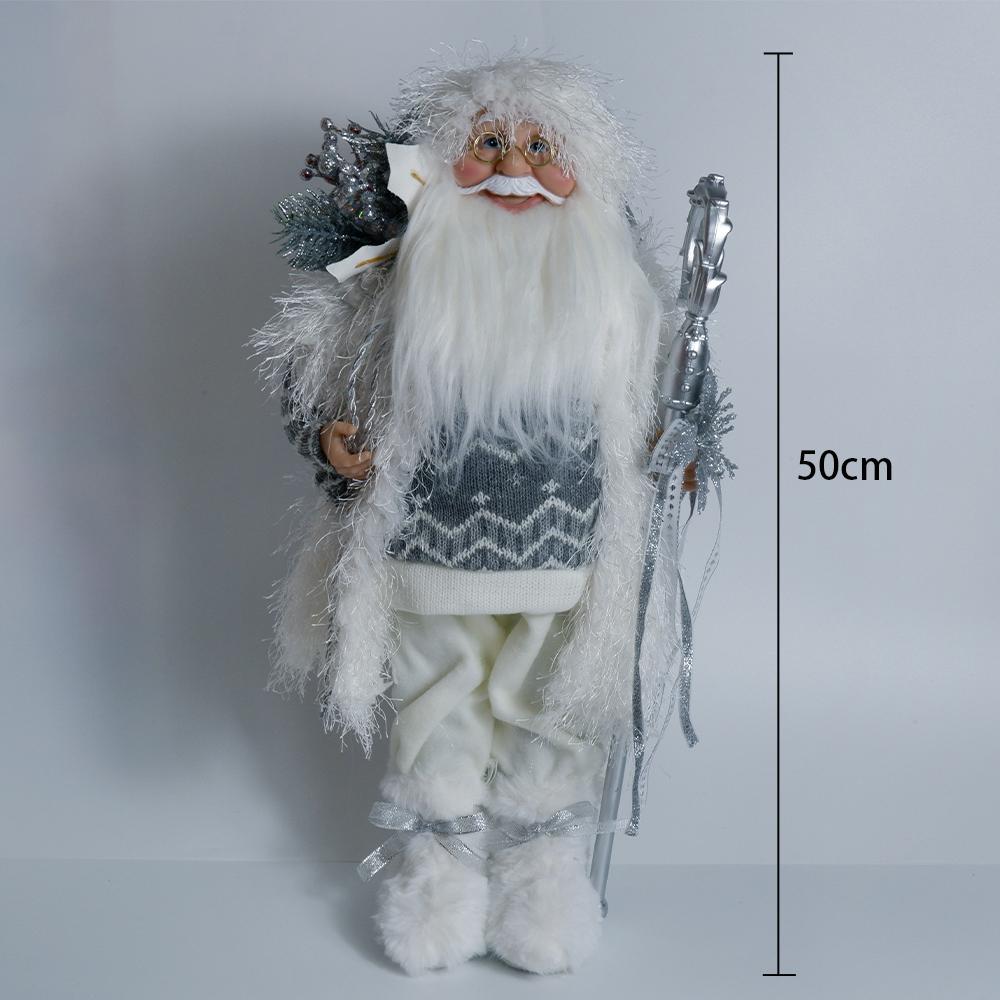 45CM Weihnachten Santa Claus Plüsch Puppen Spielzeug Hause Dekoration Ornamente Weihnachten Dekorationen Handgemachte Neujahr Dekor