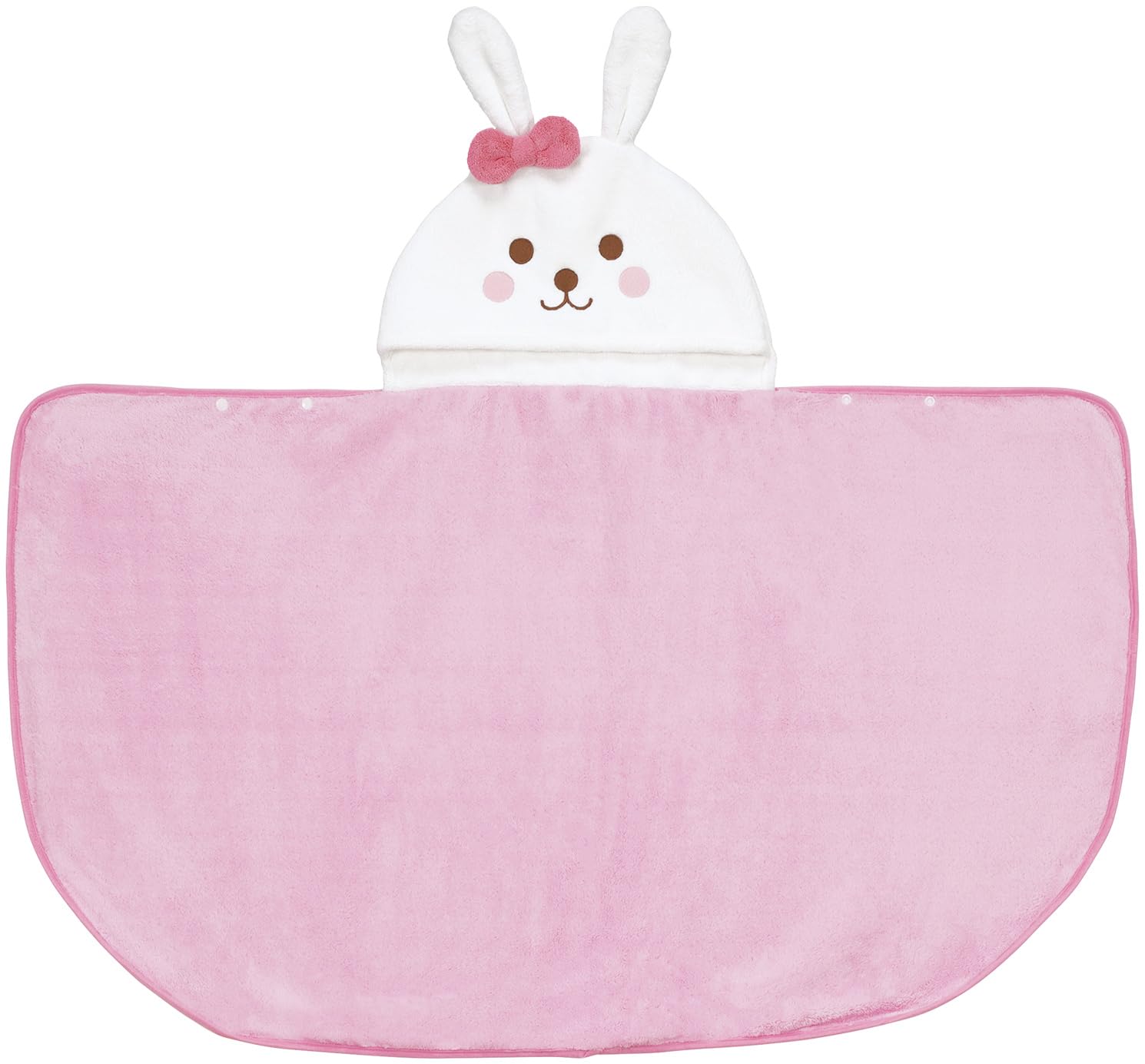 Skater Hooded Bath 108 x 92 Kids  Poncho, Moisture-Wicking, Quick-Drying, cm, Mel-chan Design, BPO1-A