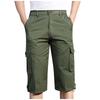 Mens Summer Casual Fitness Bodybuilding Solid Color Pocket Sports Shorts Pants
