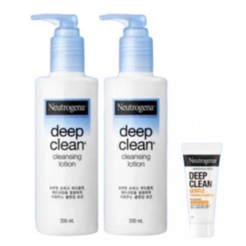 Neutrogena Deep Clean Cleansing Milk Lotion 200ml 2 pcs