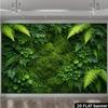 2D Ebene Grüne Pflanzenwand Thema Hintergrundtuch - Eklektische und Frische Szene Innen- und Außendekoration Natur Thema