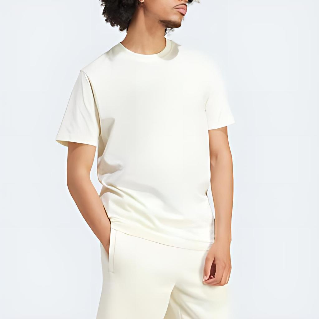adidas Trefoil Essentials Tee Ivory Men Streetwear IR9694