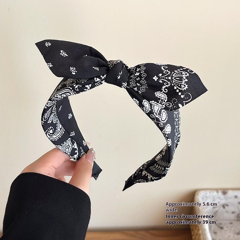 Women'S Cashew Flower Bow Hair Clip Hair Band High-End And Elegant  Headwear Accessories