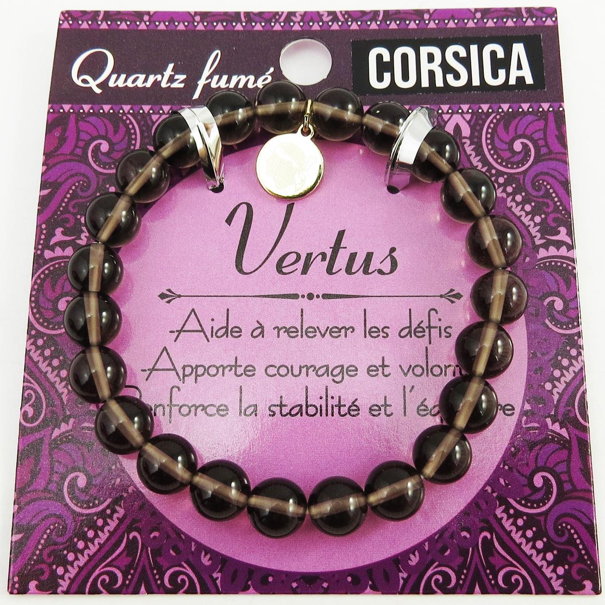 

Les Trésors De Lily [R2341] - Браслет дизайнерский Corsica дымчатый кварц - 8 мм