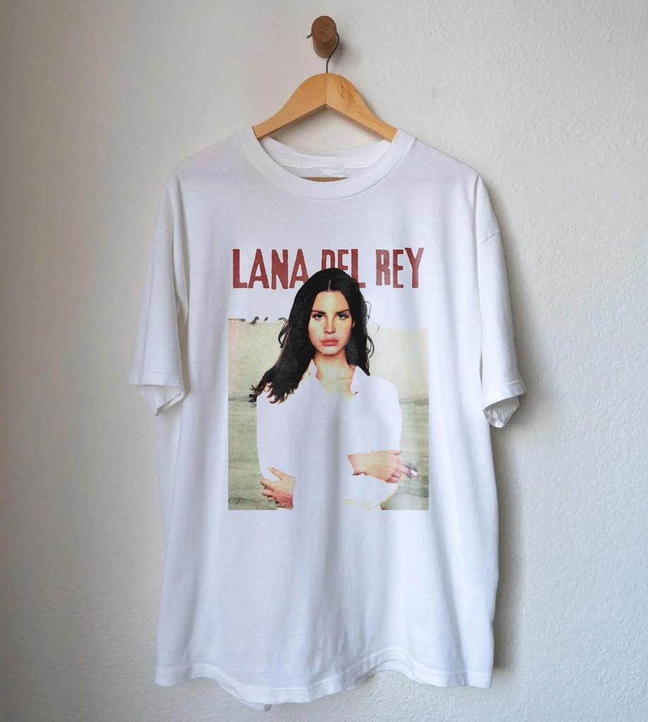 Lana Del Rey New White Heavy Cotton T-Shirt S-5XL