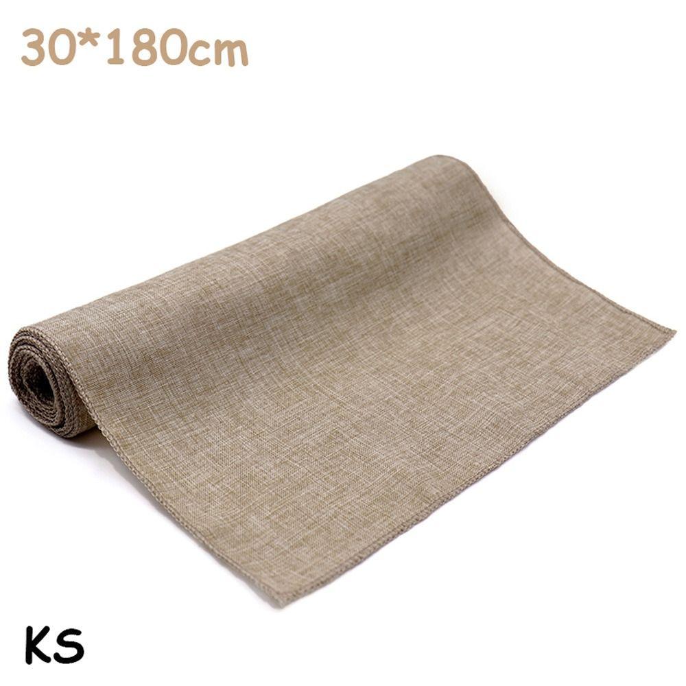 Jute Burlap Linen Party Banquet Wedding Table Runner Table Cover Tablecloth Home Decoration