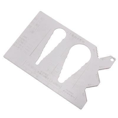 Screw Thread Gauge Bolt Measuring Tool Accurate Metric Thread Measuring Ruler For Engineering Automotive Maintenance Household
