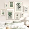 Bohemian Abstract Art Line Girl Sun Rainbow Leaves Posters and Prints Wall Art Canvas Painting Picture Bedroom Living Room Decor
