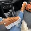 Large size platform casual single shoes women's spring new lightweight outer wear fashion casual single shoes women