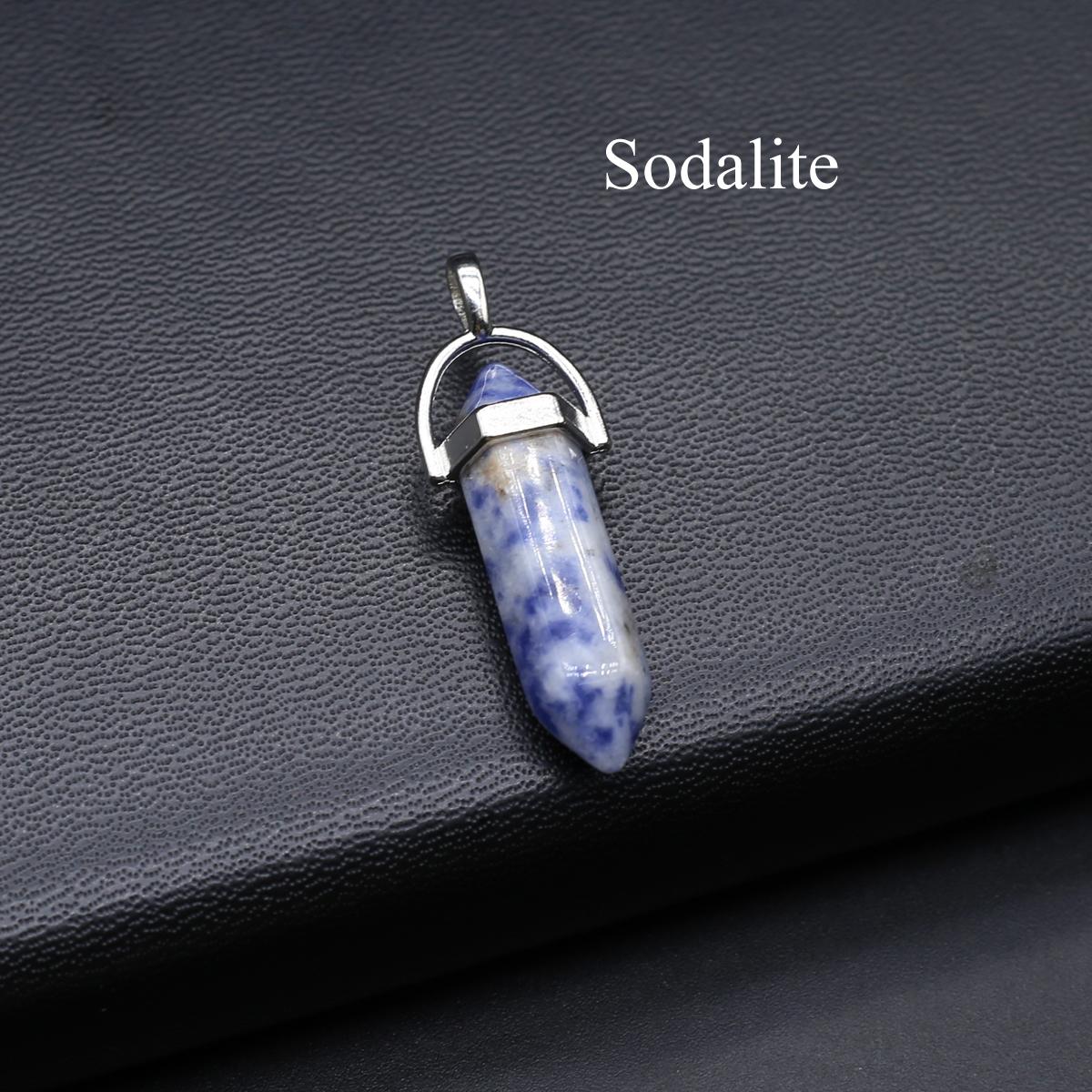 

1шт натуральный камень шестиугольный конус кулон, рейки целебные кристаллы агат драгоценные камни подвески для DIY женщин мужчин ожерелье ювелирные аксессуары, очень дешево 1Pc/13×40mm