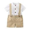 Summer British Style Toddler Performance Suit for Boys - Children's Formal Overalls Set