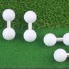 Trening golfowy Podwójna piłka z rurką Trener do układania równowagi Podwójna piłka Pomoc treningowa Narzędzie Akcesoria golfowe Mężczyźni Tata Mąż Prezent