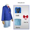 Edogawa Conan Blaues Uniform-Set - Unisex Anime Cosplay für Kinder