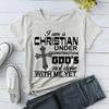 Under Construction God'S Not Done With Me Yet' Letter Print Short Sleeves T Shirts for Men and Women;